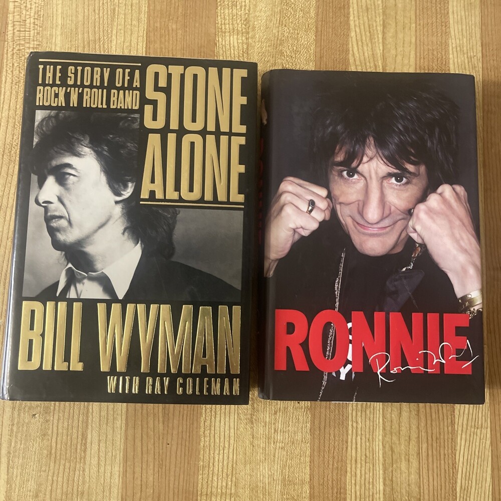 Stone Alone: The Story of a Rock n Roll Band By Bill Wyman & Ronnie Ron Wood Lot